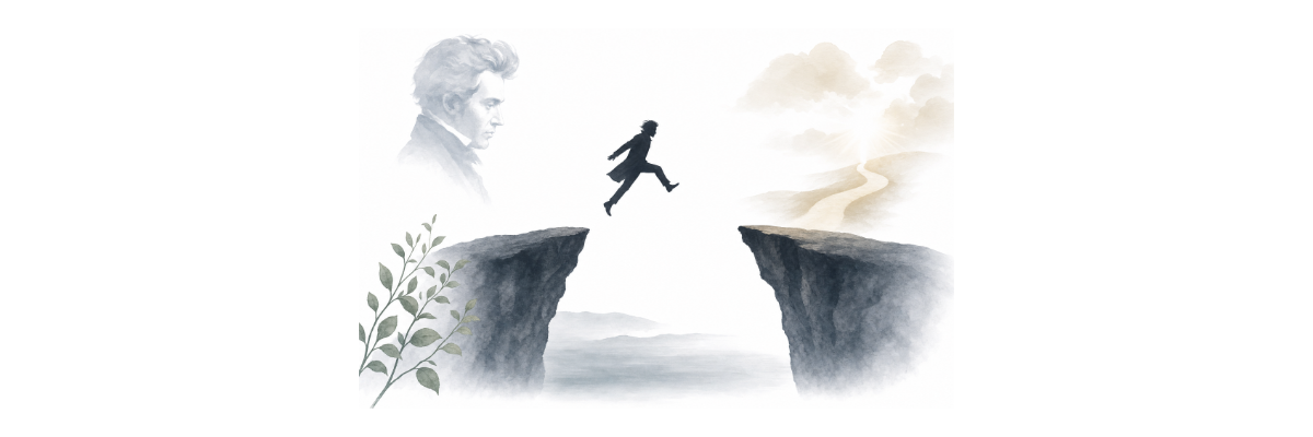 Header image for Kierkegaard's Case for the Leap of Faith