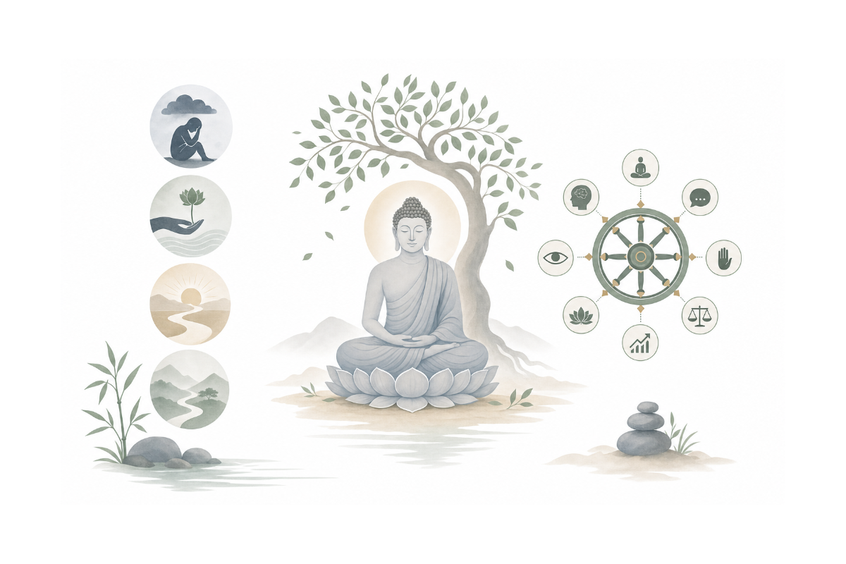 The Four Noble Truths and the Eightfold Path