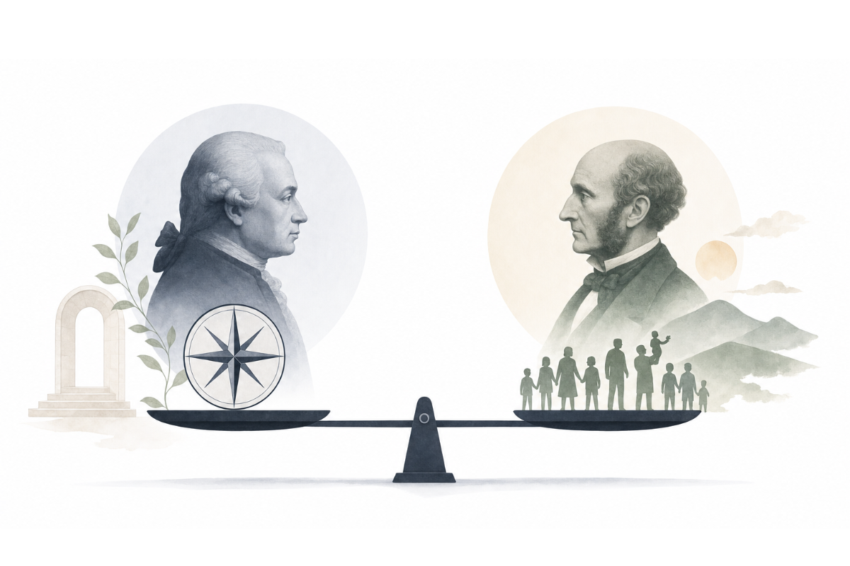 Kant vs. Mill: Duty or Consequences